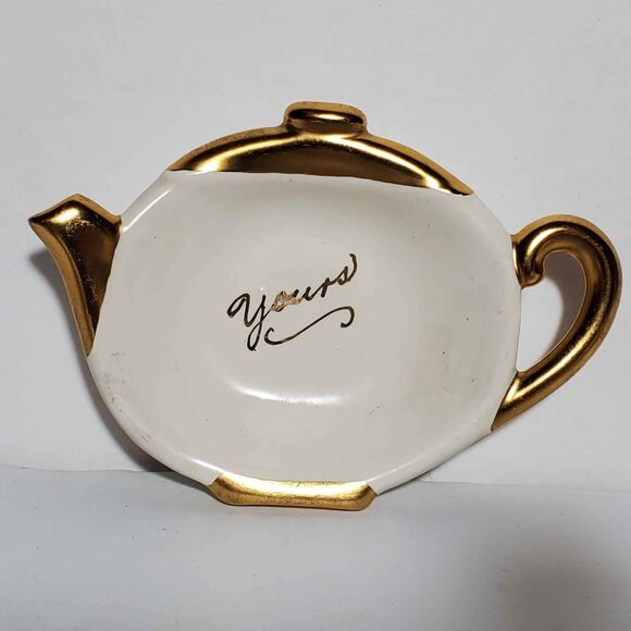 Yours and Mine Tea Bag Holders Vintage 1960 - Picture 4 of 10